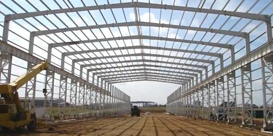 The construction time for a portal frame industrial unit is dependent on many factors. "The construction time for a portal frame industrial unit is dependent on many factors."